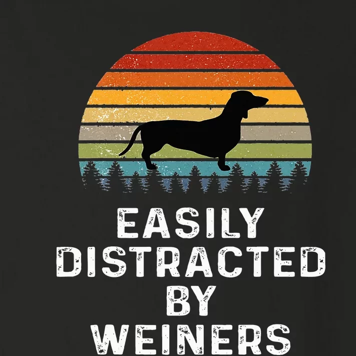 Easily Distracted By Weiners Weiner Dog Owner Gifts Weenie Toddler Long Sleeve Shirt