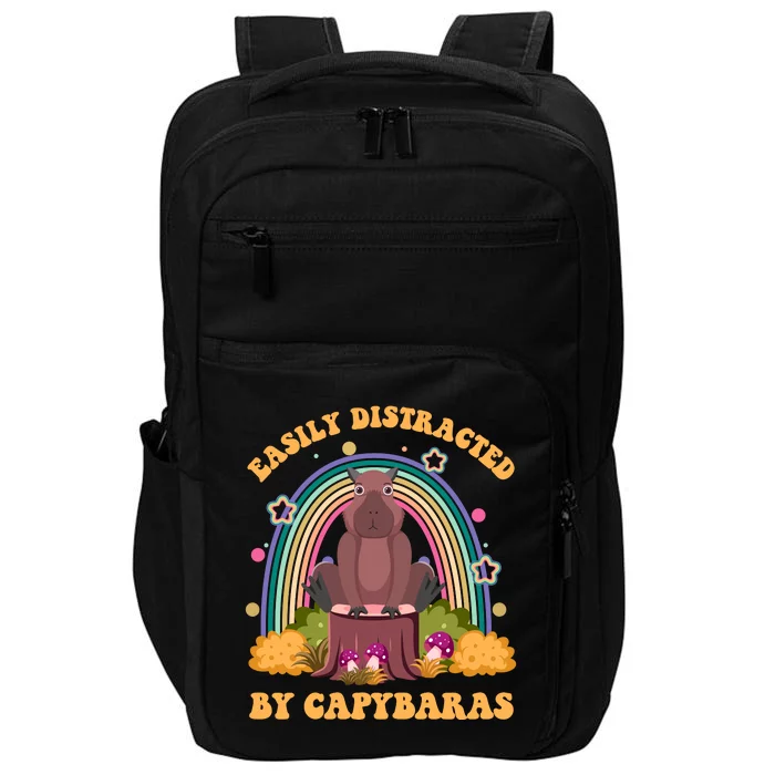 Easily Distracted By Capybaras Impact Tech Backpack