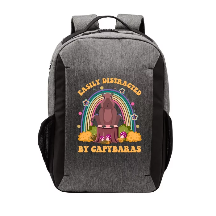 Easily Distracted By Capybaras Vector Backpack