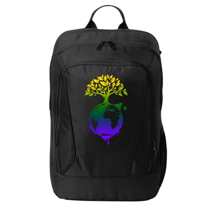 Earth Day Colorful Nature City Backpack