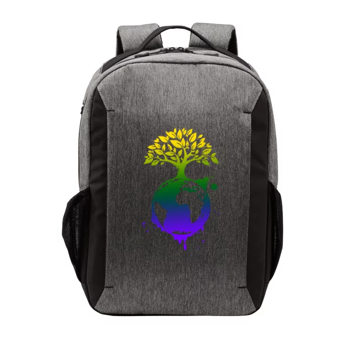 Earth Day Colorful Nature Vector Backpack