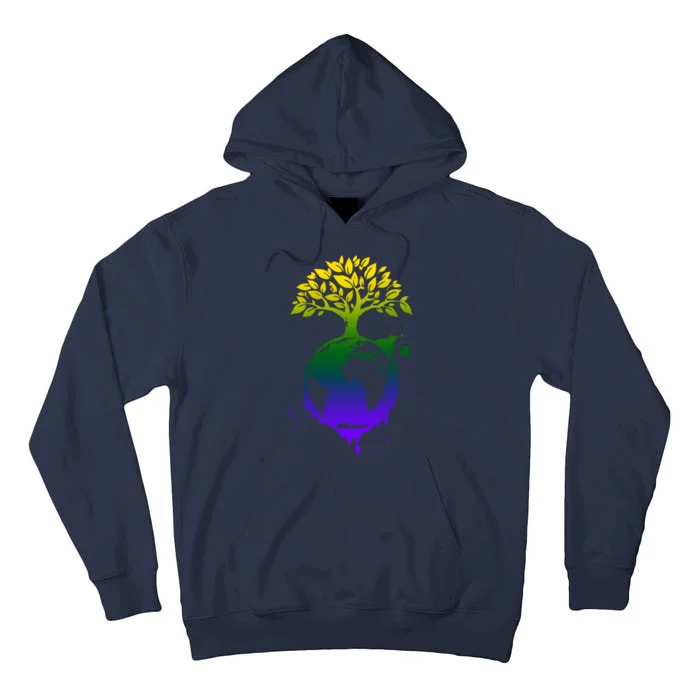 Earth Day Colorful Nature Tall Hoodie