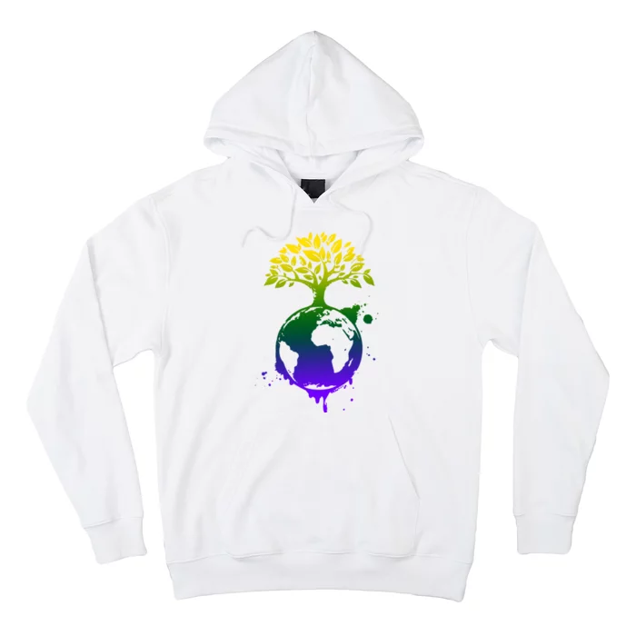 Earth Day Colorful Nature Hoodie