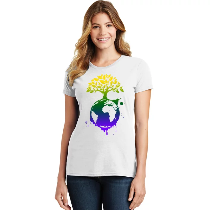 Earth Day Colorful Nature Women's T-Shirt