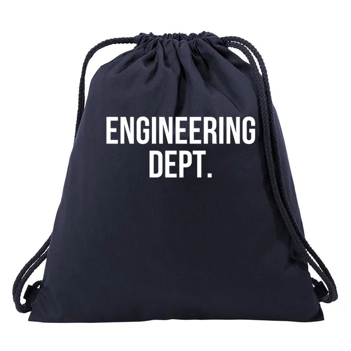 Engineering Dept College Engineering Major Gift Drawstring Bag