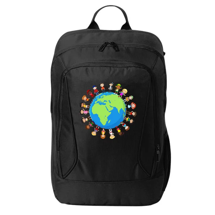 Earth Day Children Around the World Environmentalist City Backpack