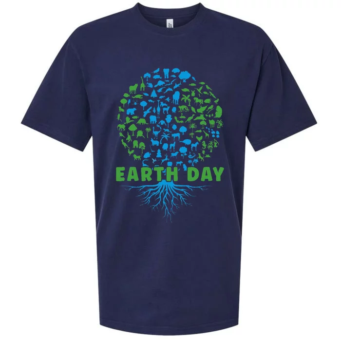 Earth Day Cute 54th Earth Day 2024 Sueded Cloud Jersey T-Shirt