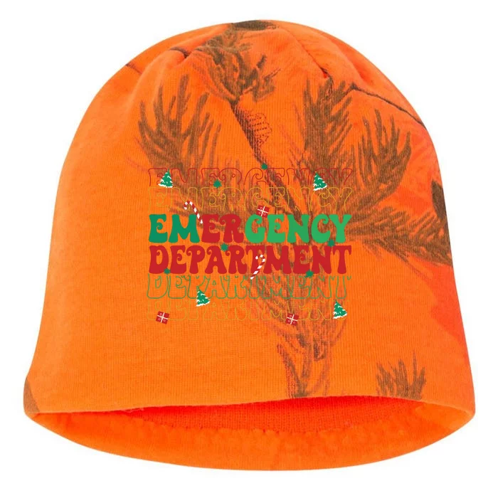 Emergency Department Christmas Ed Er Nurse Crew Women Kati - Camo Knit Beanie