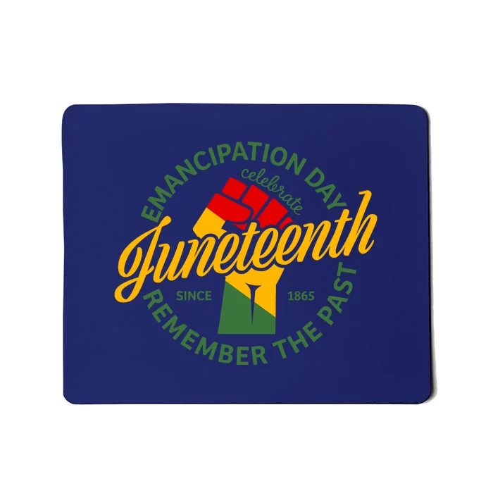 Emancipation Day Celebrate Juneteenth Remember The Past Since 1865 Mousepad