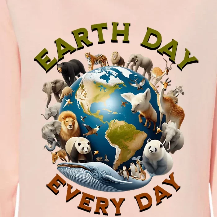 Earth Day Cute Earth Day 2024 Womens California Wash Sweatshirt