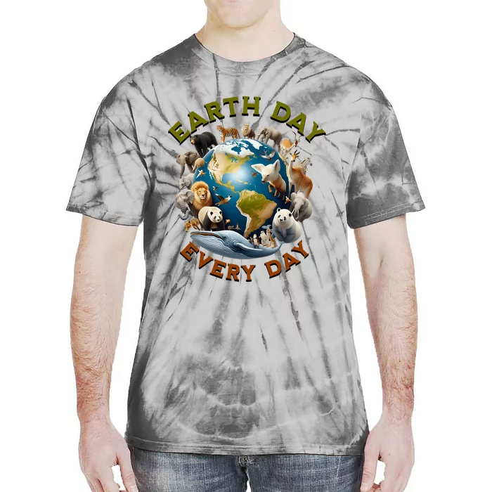 Earth Day Cute Earth Day 2024 Tie-Dye T-Shirt