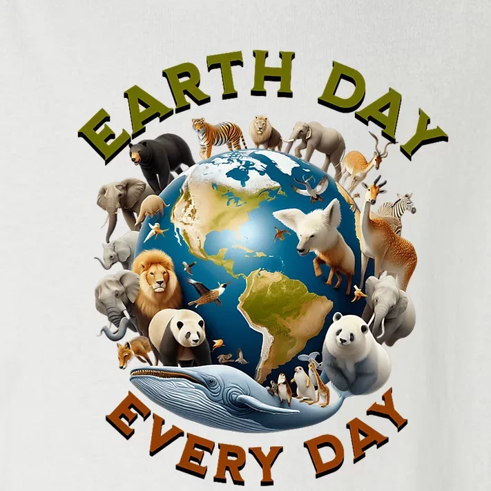 Earth Day Cute Earth Day 2024 Toddler Long Sleeve Shirt