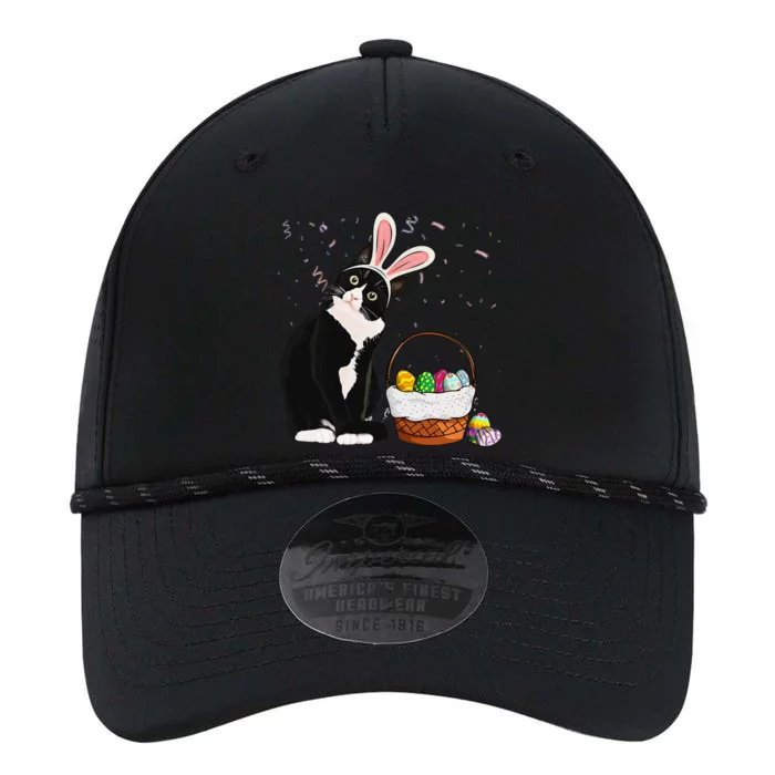 Easter Day Cat Bunny Ears Eggs Funny Easter Rabbit Performance The Dyno Cap