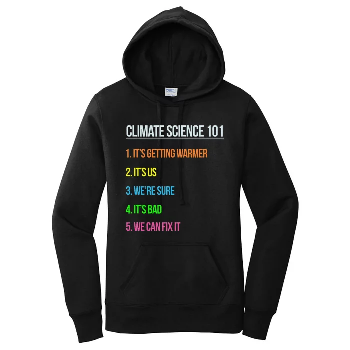 Earth Day Climate Change Scientists March Women's Pullover Hoodie