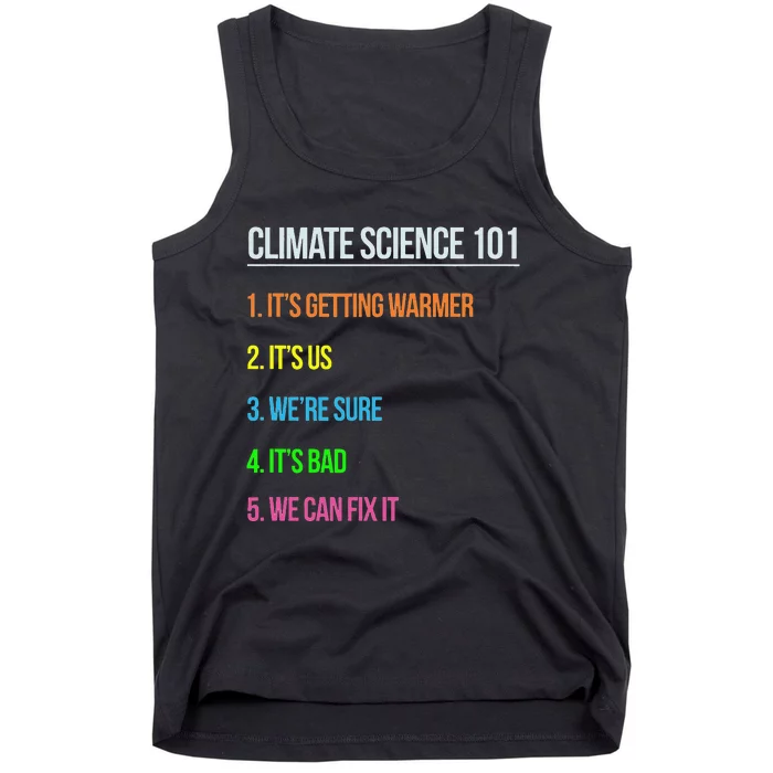 Earth Day Climate Change Scientists March Tank Top