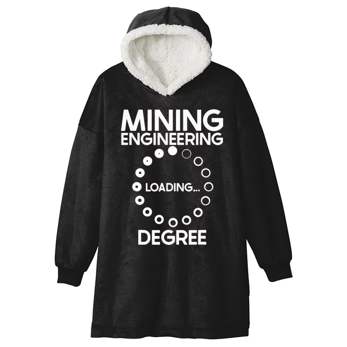 Engineering Degree Civil Aerospace Mining Engineer Hooded Wearable Blanket