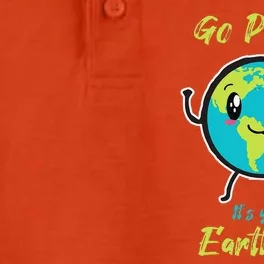 Earth Dayn Cute Earth Day Dry Zone Grid Performance Polo