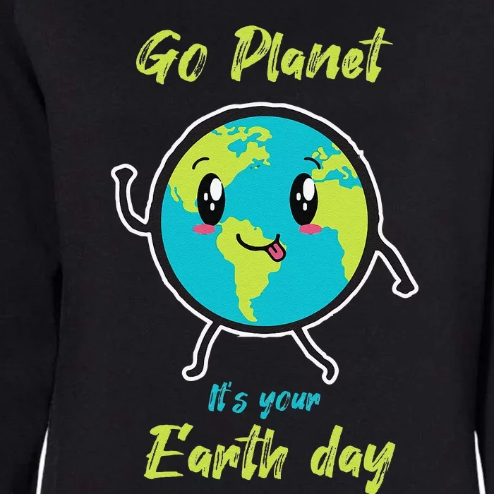 Earth Dayn Cute Earth Day Womens California Wash Sweatshirt