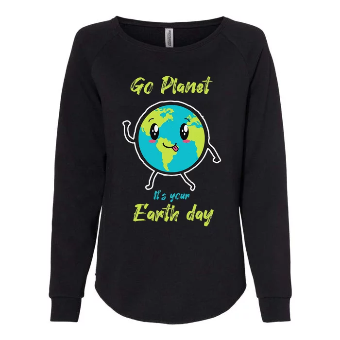 Earth Dayn Cute Earth Day Womens California Wash Sweatshirt