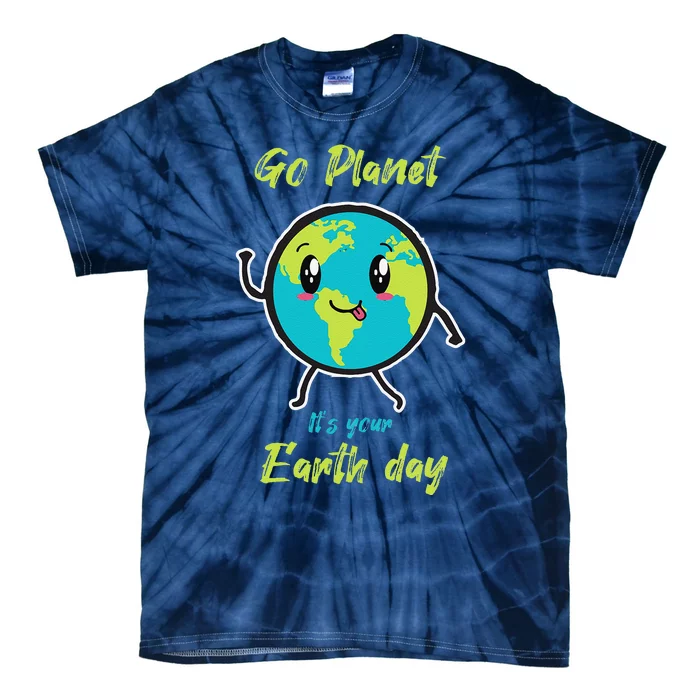 Earth Dayn Cute Earth Day Tie-Dye T-Shirt