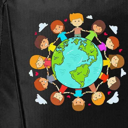 Earth Day Child Earth Day 2024 City Backpack