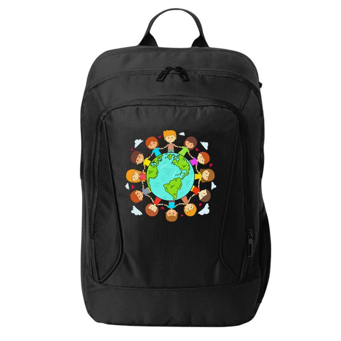 Earth Day Child Earth Day 2024 City Backpack