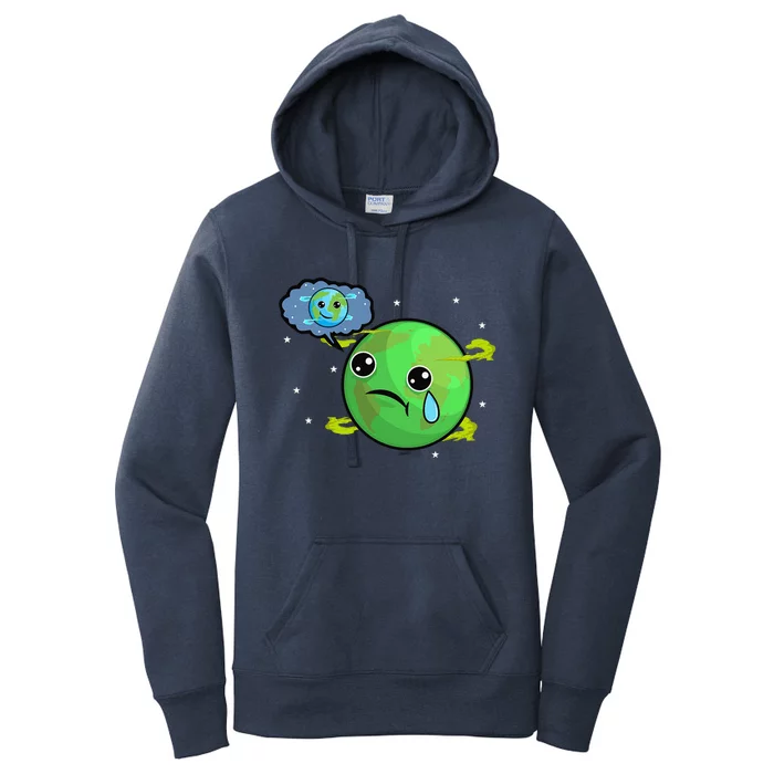 Earth Day Celebration Save And Protect The Planet Women's Pullover Hoodie