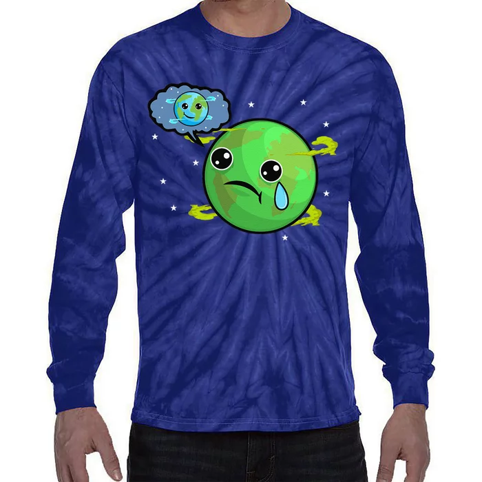 Earth Day Celebration Save And Protect The Planet Tie-Dye Long Sleeve Shirt