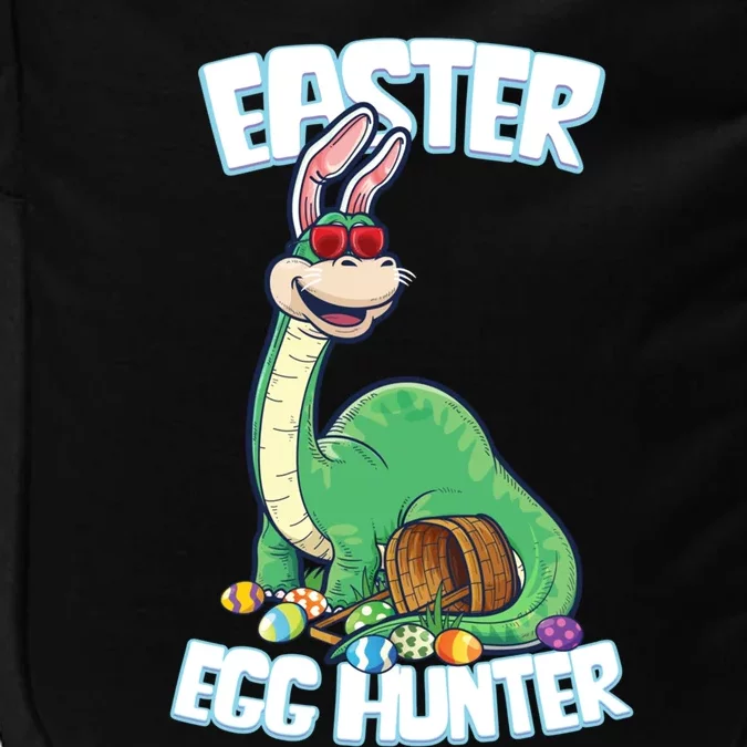 Easter Dinosaur Cool Gift Egg Hunter Bunny Ears Brontosaurus Gift Impact Tech Backpack