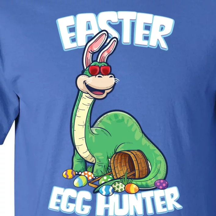 Easter Dinosaur Cool Gift Egg Hunter Bunny Ears Brontosaurus Gift Tall T-Shirt