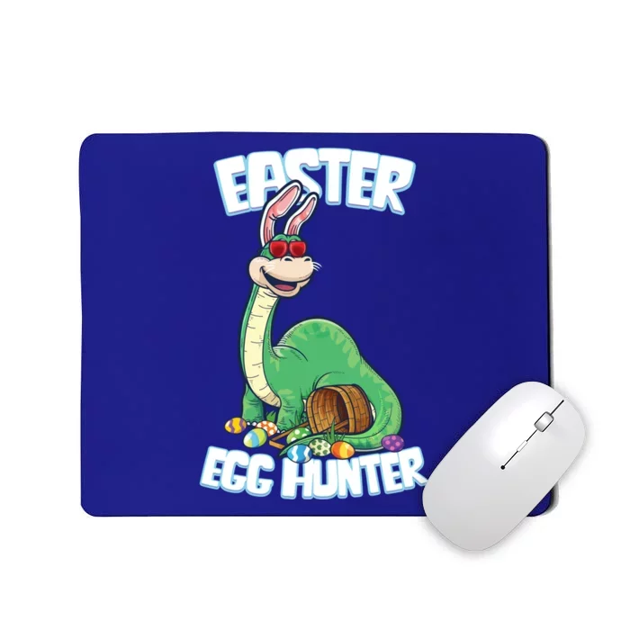 Easter Dinosaur Cool Gift Egg Hunter Bunny Ears Brontosaurus Gift Mousepad