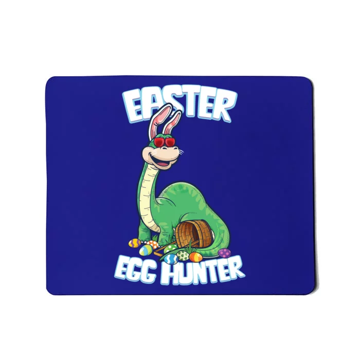 Easter Dinosaur Cool Gift Egg Hunter Bunny Ears Brontosaurus Gift Mousepad