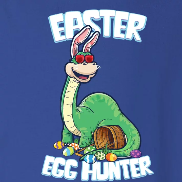 Easter Dinosaur Cool Gift Egg Hunter Bunny Ears Brontosaurus Gift Toddler Long Sleeve Shirt