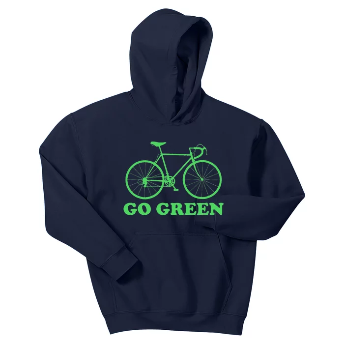 Earth Day Cycling Biking Kids Hoodie