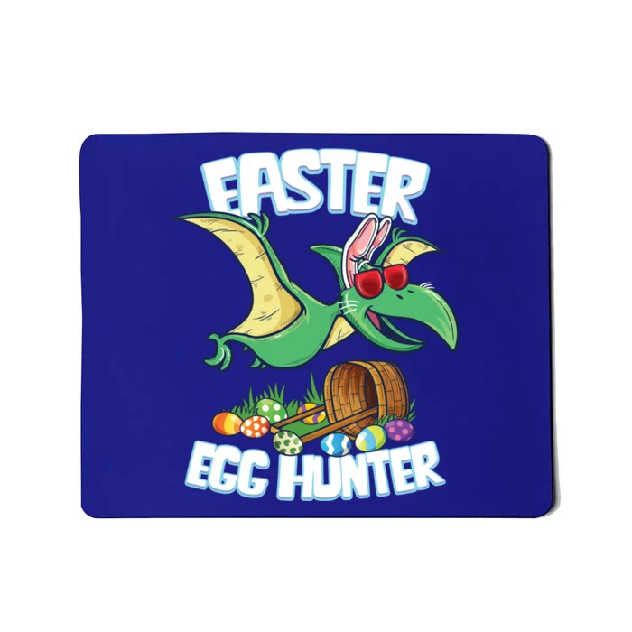 Easter Dinosaur Cute Gift Egg Hunter Bunny Ears Pterodactyl Funny Gift Mousepad