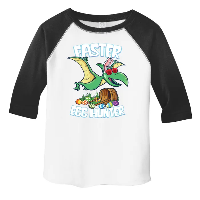 Easter Dinosaur Cute Gift Egg Hunter Bunny Ears Pterodactyl Funny Gift Toddler Fine Jersey T-Shirt