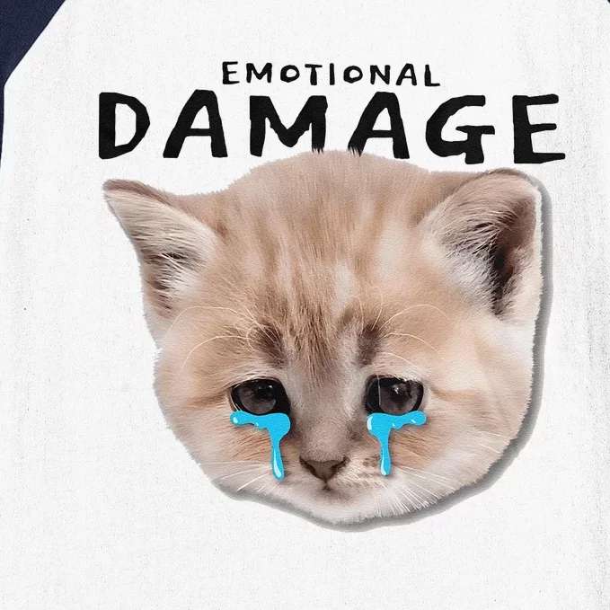 Emotional Damage Cat Baseball Sleeve Shirt