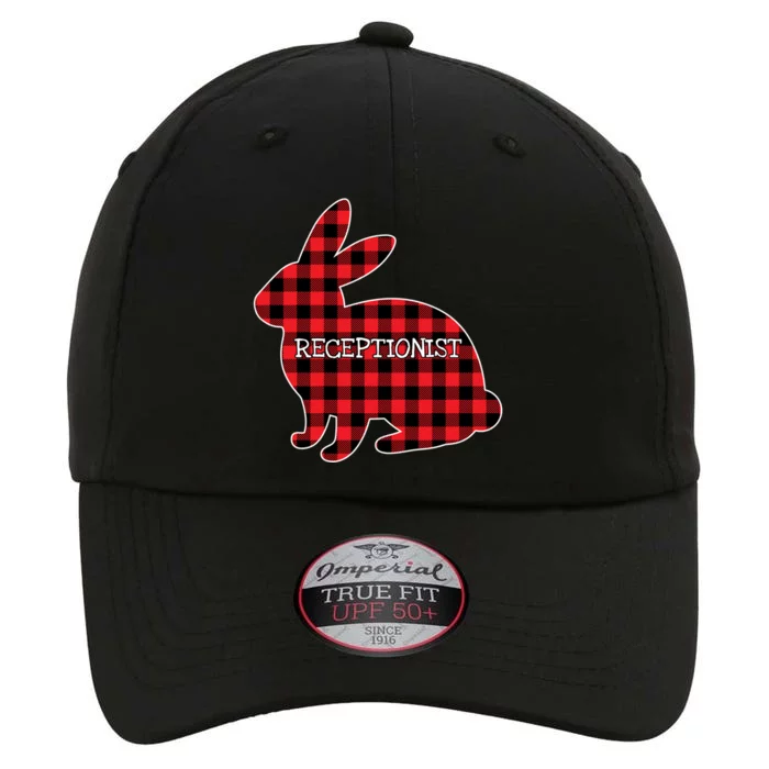 Easter Day Costume Red Plaid Bunny Graphic Receptionist Gift The Original Performance Cap