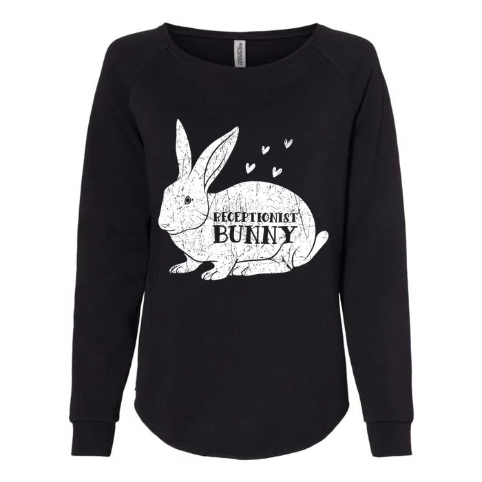 Easter Day Costume Vintage Bunny Graphic Receptionist Great Gift Womens California Wash Sweatshirt