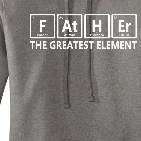 Element Dad Chemist Than Your Average Father Periodic Table Women's Pullover Hoodie