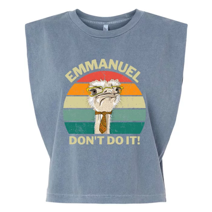 Emmanuel DonT Do It Funny Emu Farm Garment-Dyed Women's Muscle Tee