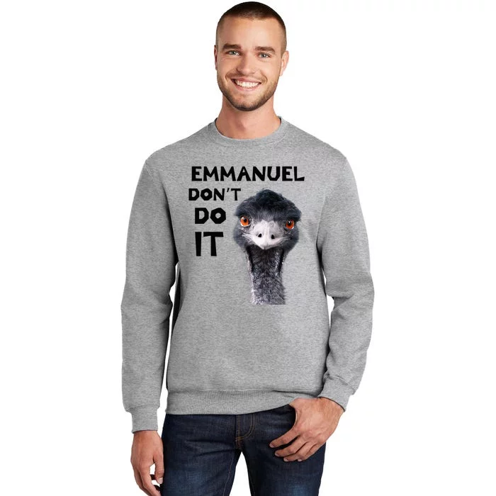 Emmanuel DonT Do It Viral Emu Tall Sweatshirt