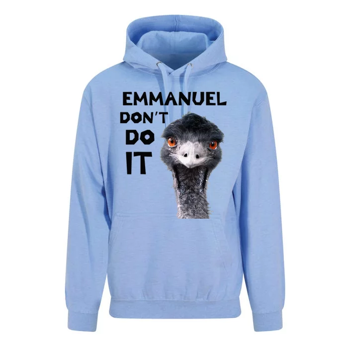 Emmanuel DonT Do It Viral Emu Unisex Surf Hoodie