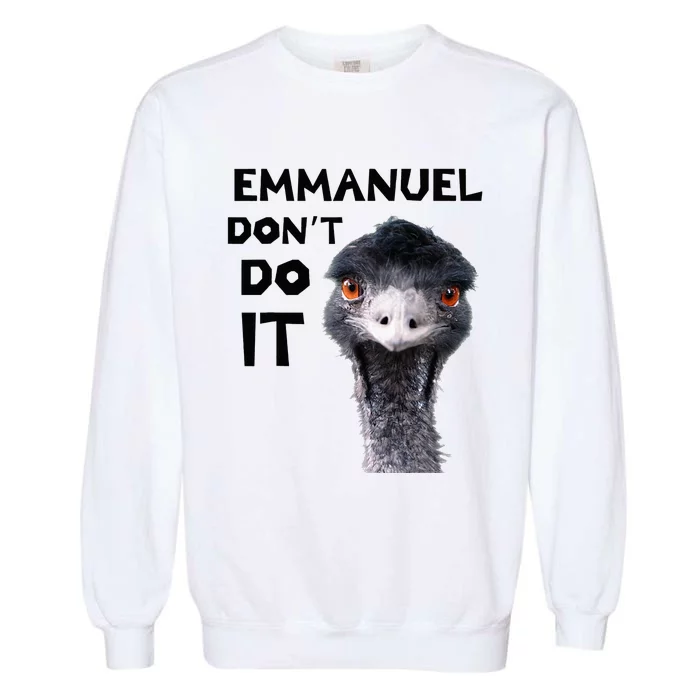 Emmanuel DonT Do It Viral Emu Garment-Dyed Sweatshirt