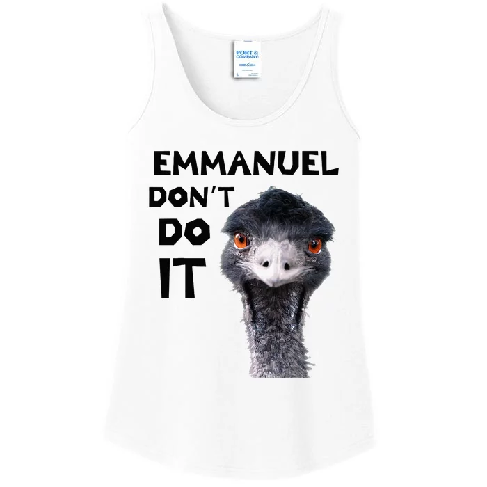 Emmanuel DonT Do It Viral Emu Ladies Essential Tank