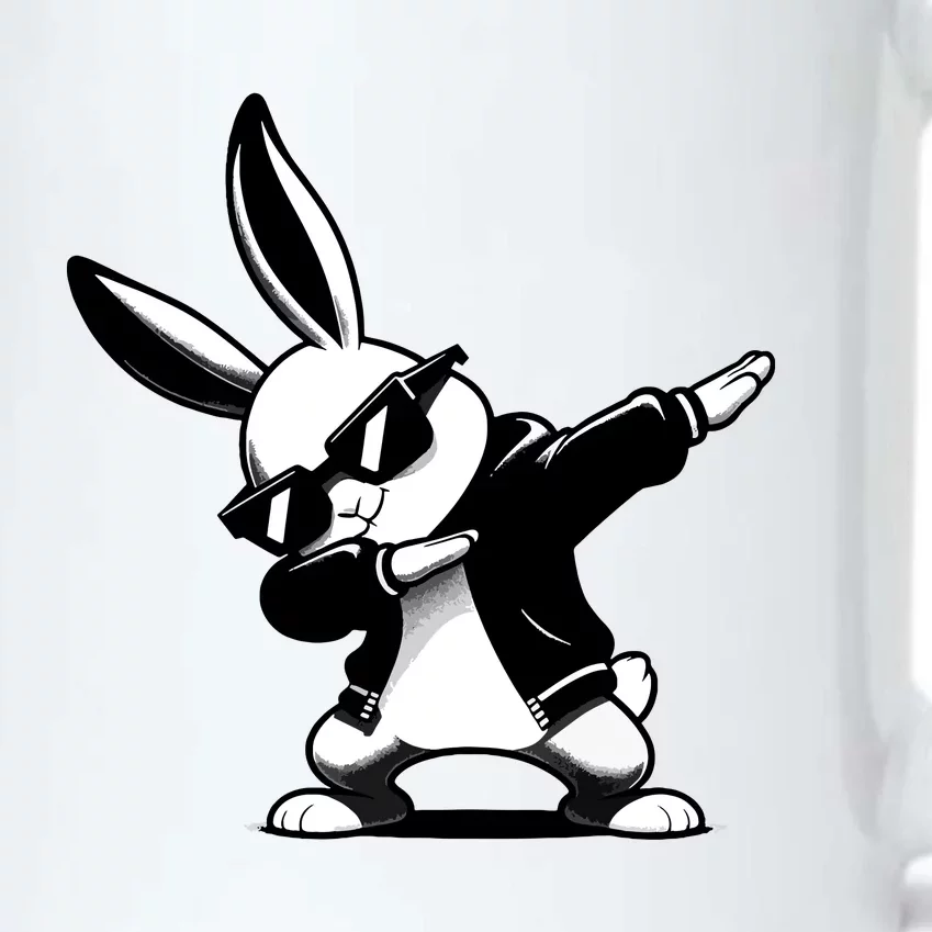 Easter Day Dabbing Bunny Rabbit Hip Hop Easter Baket Black Color Changing Mug