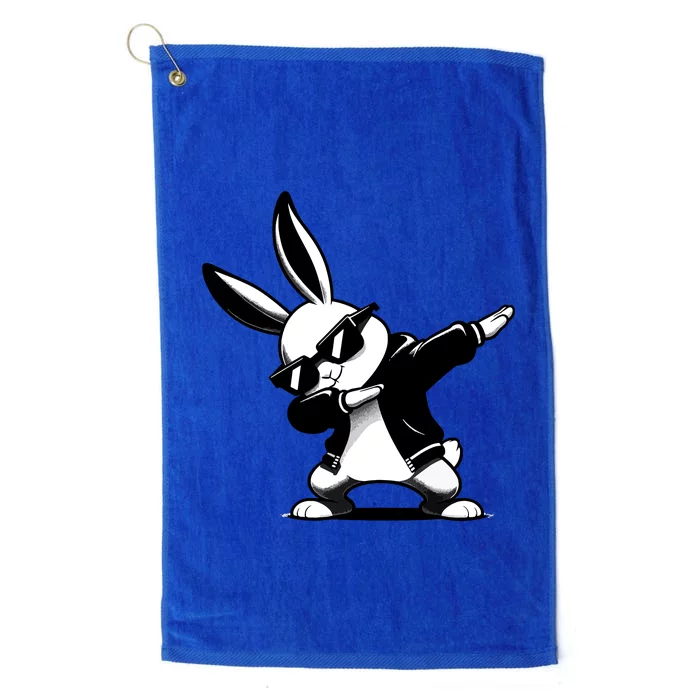 Easter Day Dabbing Bunny Rabbit Hip Hop Easter Baket Platinum Collection Golf Towel