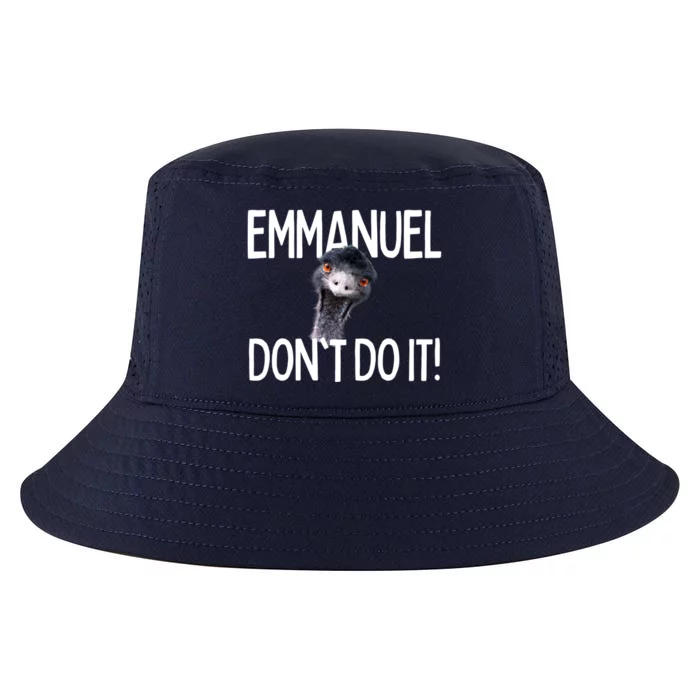 Emuel Dont Do It! Emu Funny Viral Cute Design Hit Cute Gift Cool Comfort Performance Bucket Hat