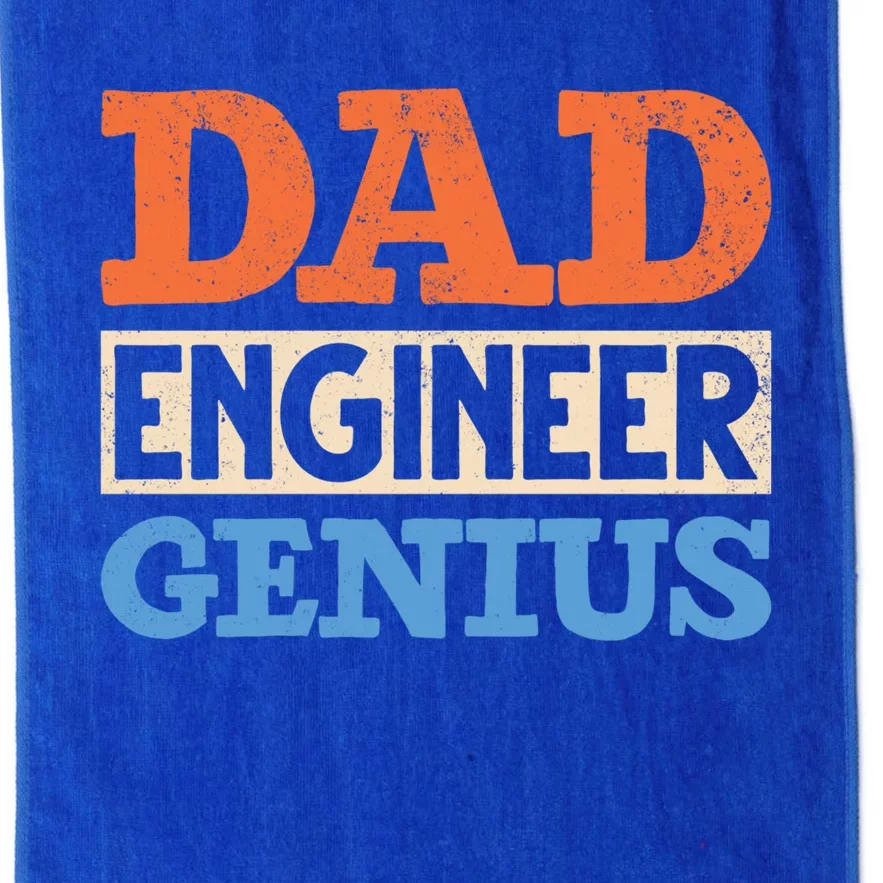 Engineer Dads Dad Engineer Genius Engineering Dad Gift Platinum Collection Golf Towel