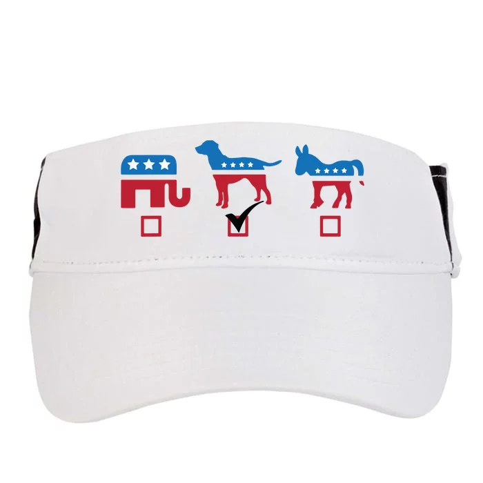 Elephant Dog Donkey Choose My Dog Would Do A Better Job Adult Drive Performance Visor